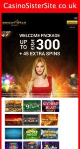 brightstarcasino com mobile screenshot