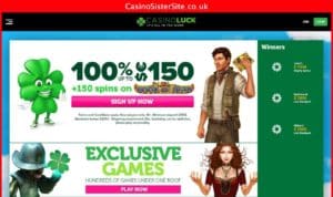 casinoluck com desktop screenshot