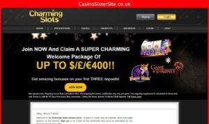 charmingslots com desktop screenshot