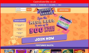 cheekycasino com desktop screenshot