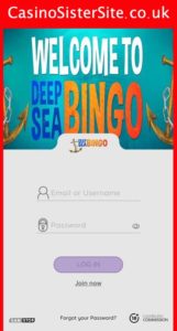 deepseabingo com mobile screenshot