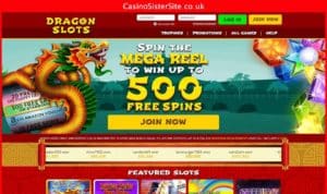 dragonslots co uk desktop screenshot