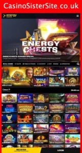 energycasino com mobile screenshot