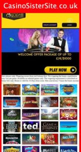 goldmancasino com mobile screenshot