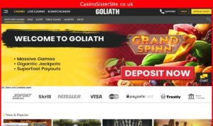 goliathcasino com desktop screenshot 1