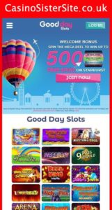 gooddayslots com mobile screenshot