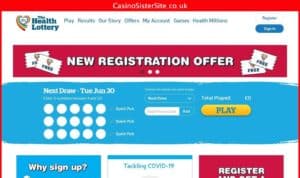 healthlottery co uk desktop screenshot