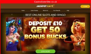 jackpotcafe com desktop screenshot