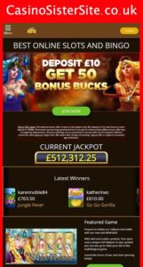 jackpotcafe com mobile screenshot