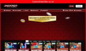 jackpotlivecasino com desktop screenshot