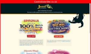 jesterjackpots com desktop screenshot