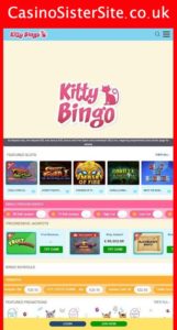 kittybingo com mobile screenshot