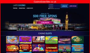 latecasino com desktop screenshot