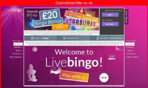 livebingo com desktop screenshot 1