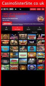 livelycasino com mobile screenshot