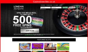 londonjackpots com desktop screenshot