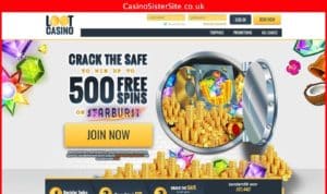 lootcasino com desktop screenshot