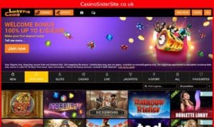 luckyprocasino com desktop screenshot