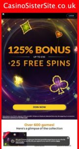 masterspins com mobile screenshot