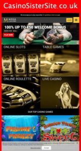 megacasino com mobile screenshot