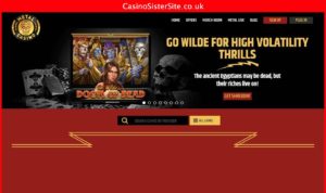 metalcasino com desktop screenshot