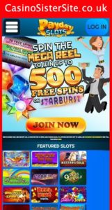 paydayslots co uk mobile screenshot