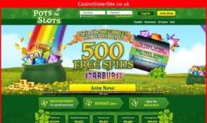 potsofslots com desktop screenshot