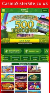 potsofslots com mobile screenshot