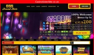 poundslots com desktop screenshot