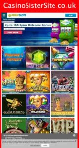 primeslots com mobile screenshot