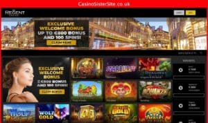 regentcasino com desktop screenshot