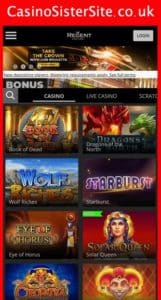 regentcasino com mobile screenshot