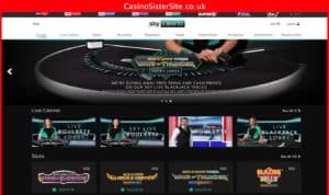 skycasino com desktop screenshot