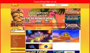 slamcasino com desktop screenshot