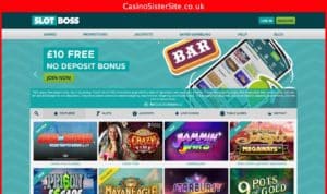 slotboss co uk desktop screenshot