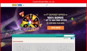 spinandwin com desktop screenshot