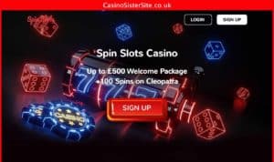 spinslots com desktop screenshot