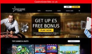 starshinecasino com desktop screenshot