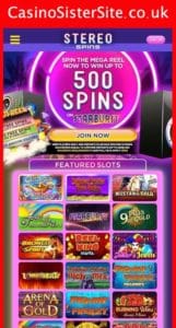 stereospins com mobile screenshot