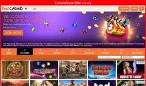 tedcasino com desktop screenshot