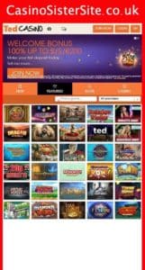 tedcasino com mobile screenshot