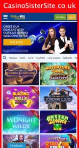 williamhillcasino com mobile screenshot