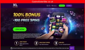 xlcasino com desktop screenshot