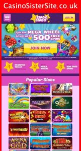 zingobingo com mobile screenshot
