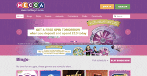 mecca bingo screenshot