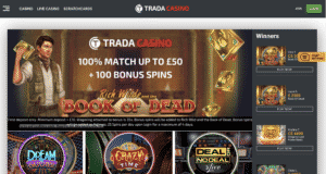 trada casino screenshot