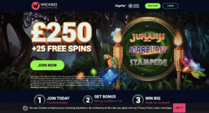 wicked jackpots screenshot