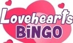 Lovehearts Bingo is a Footstock sister casino