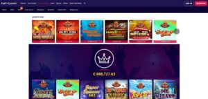 Party Casino sister sites homepage