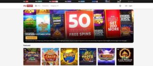 Sky Vegas sister sites screenshot